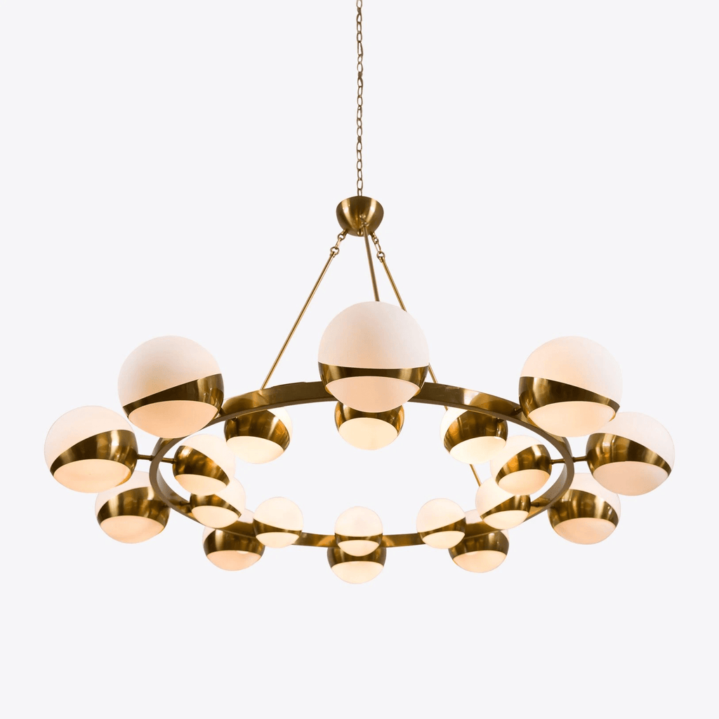 Galdenlyn Brass Chandelier-Moonnatur