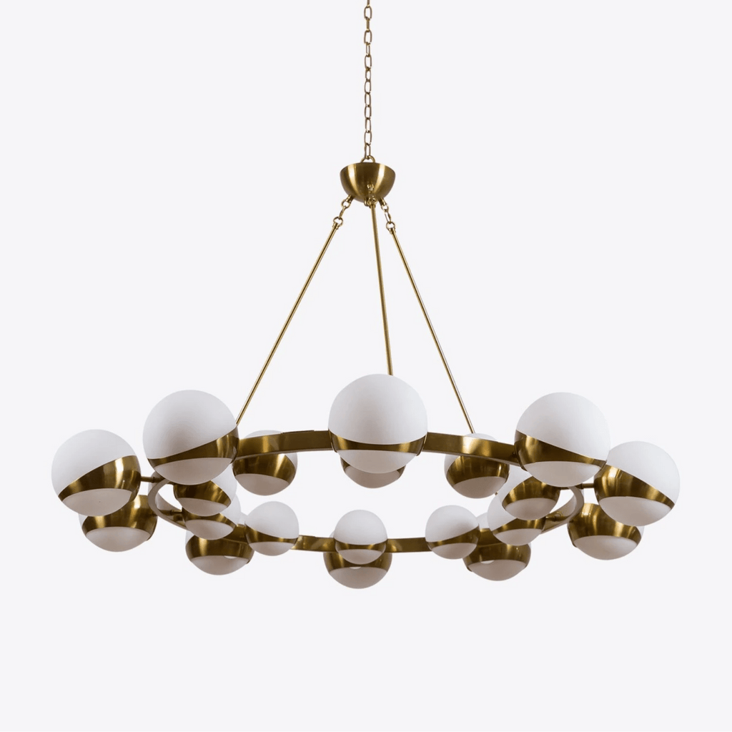 Galdenlyn Brass Chandelier-Moonnatur