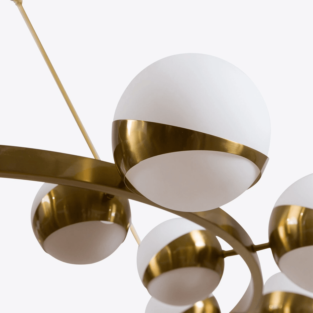 Galdenlyn Brass Chandelier-Moonnatur
