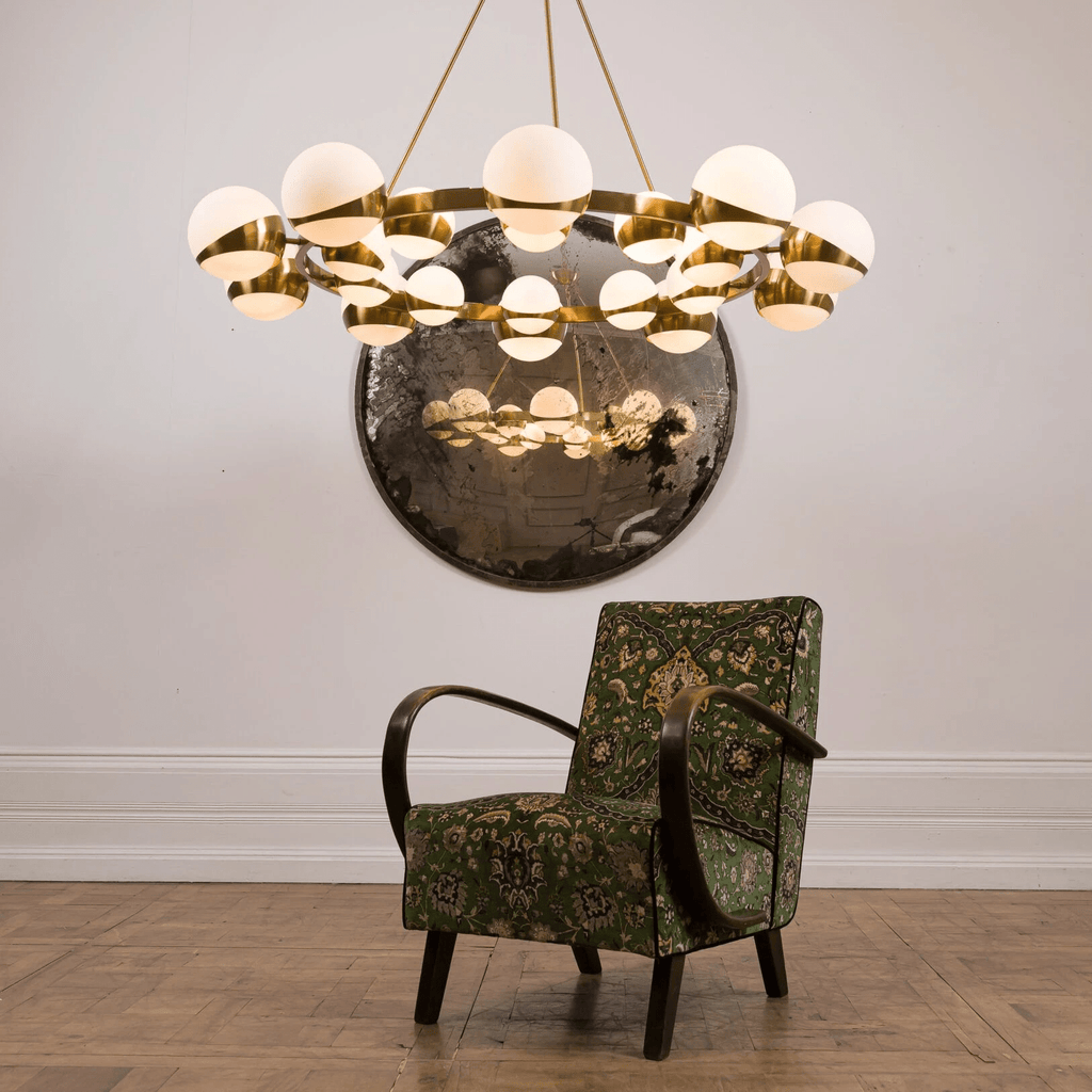 Galdenlyn Brass Chandelier-Moonnatur