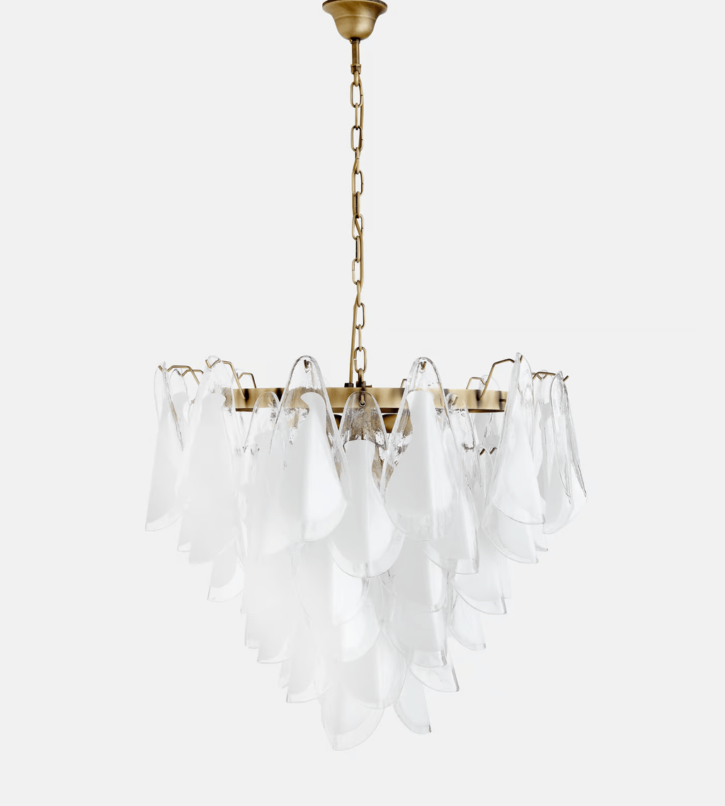 Redrenwyn Glass Chandelier-Moonnatur