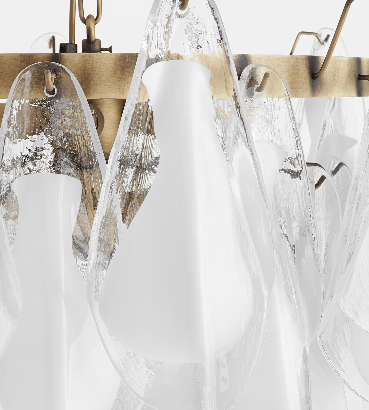 Redrenwyn Glass Chandelier-Moonnatur