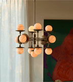 Faldenwynne Alabaster Chandelier-Moonnatur
