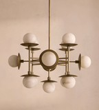 Faldenwynne Alabaster Chandelier-Moonnatur