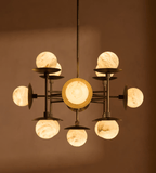 Faldenwynne Alabaster Chandelier-Moonnatur