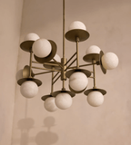 Faldenwynne Alabaster Chandelier-Moonnatur