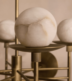 Faldenwynne Alabaster Chandelier-Moonnatur