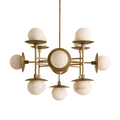Faldenwynne Alabaster Chandelier-Moonnatur