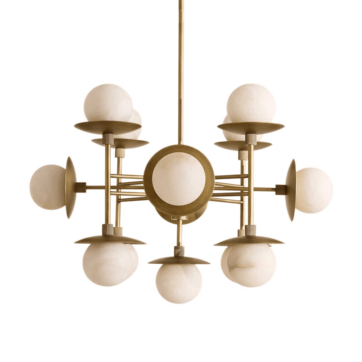 Faldenwynne Alabaster Chandelier-Moonnatur
