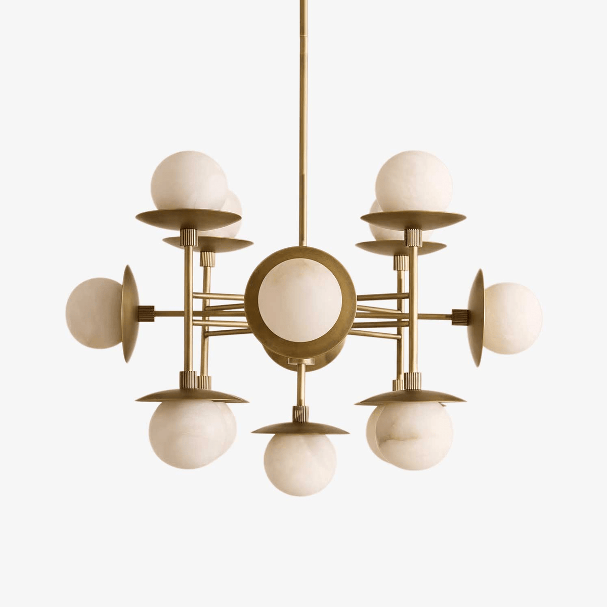 Faldenwynne Alabaster Chandelier-Moonnatur