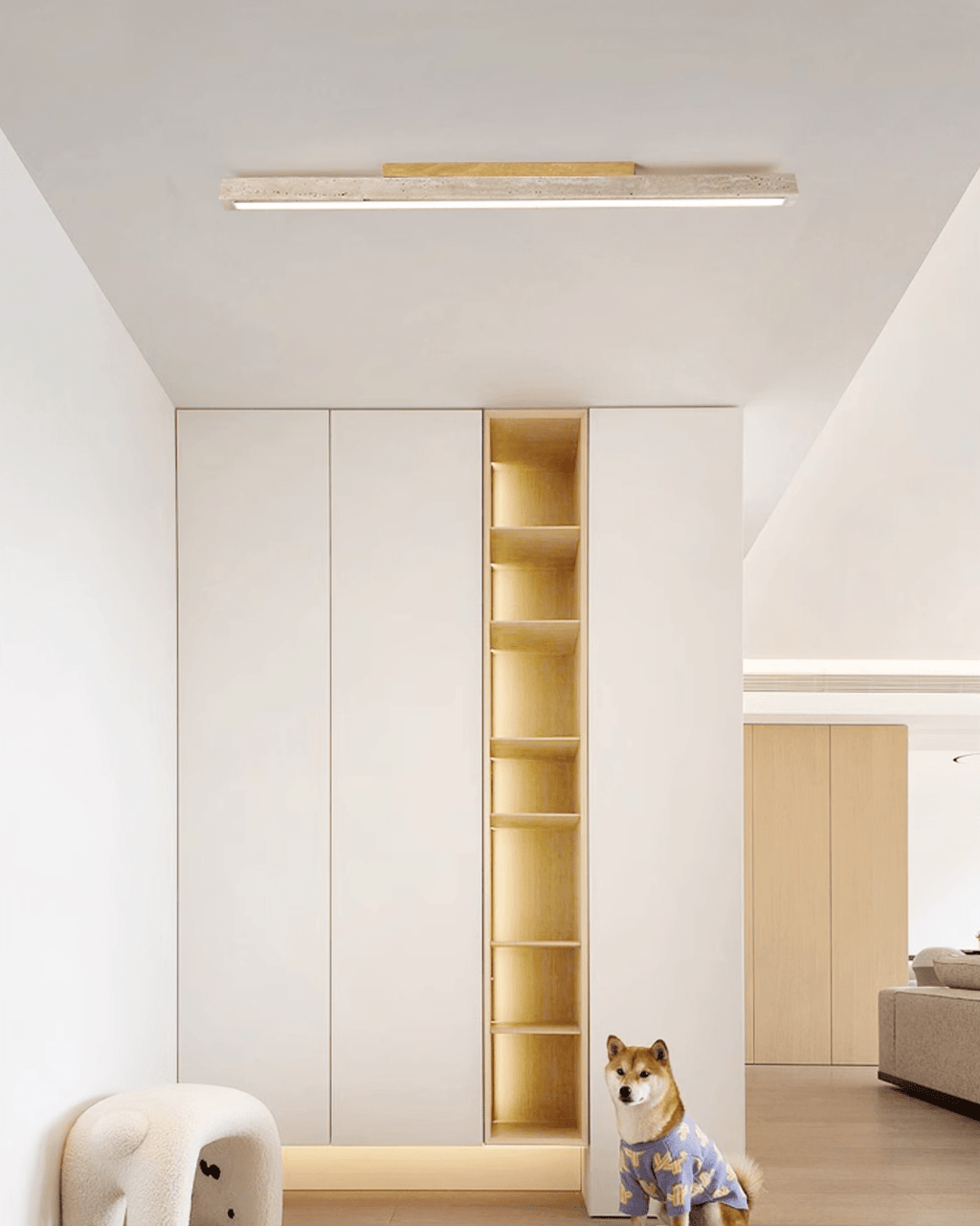 Silvenune Travertine Pendant Light-Moonnatur