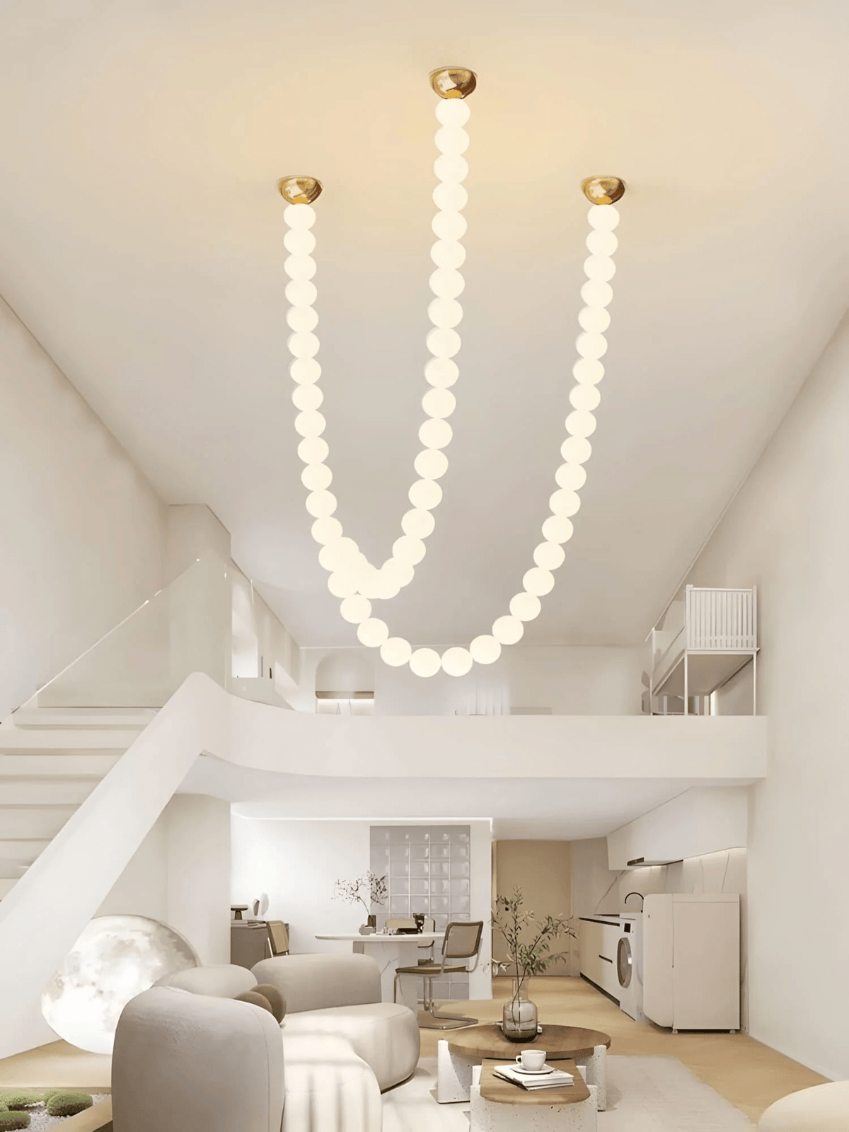 Gildenora Acrylic Chandelier-Moonnatur