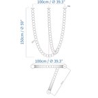 Gildenora Acrylic Chandelier-Moonnatur
