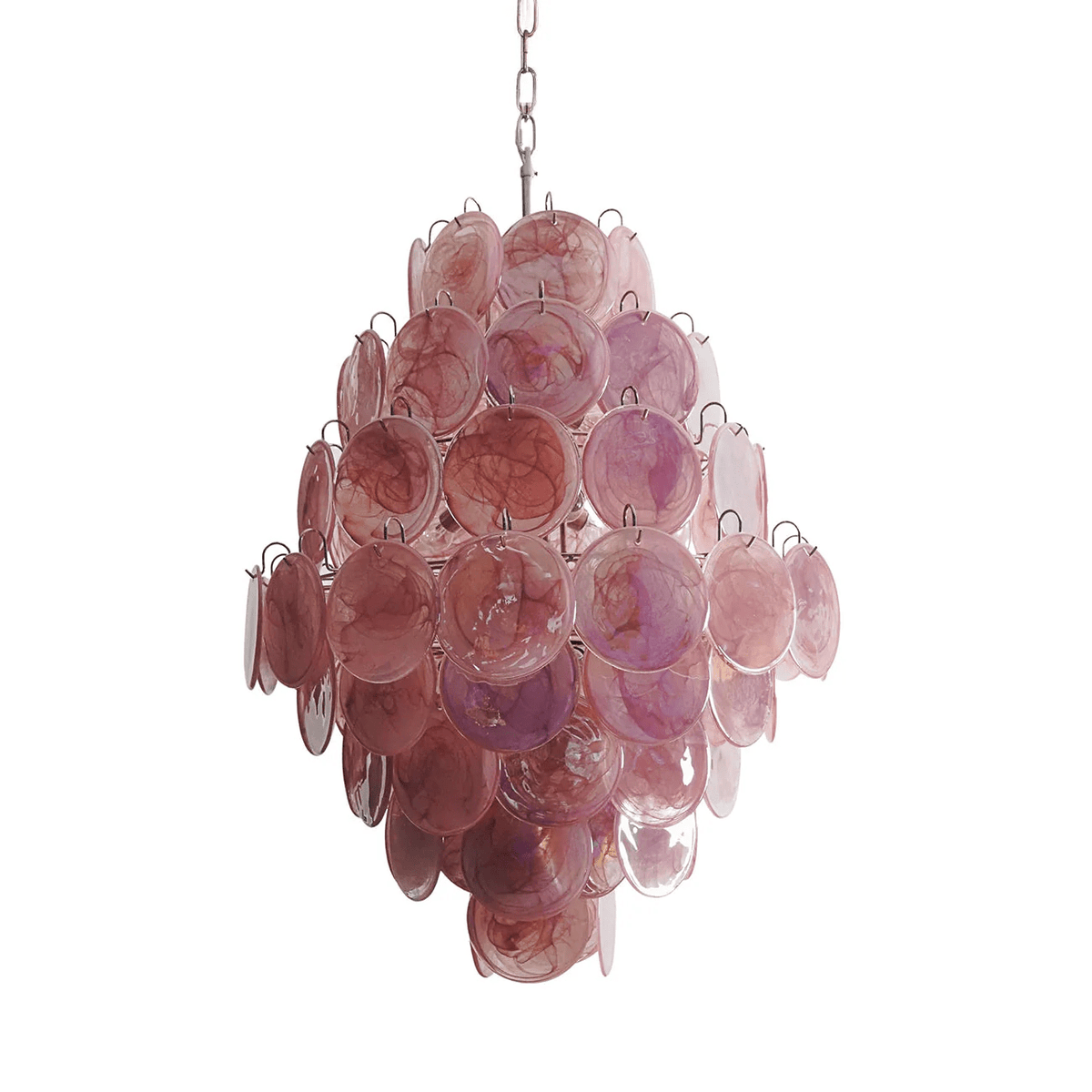 Erlenwyn Glass Chandelier-Moonnatur