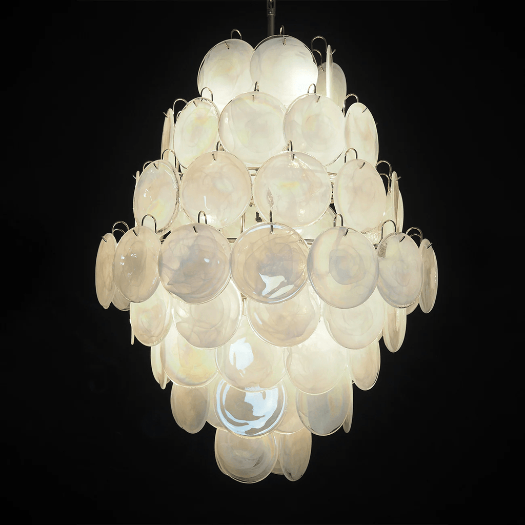 Erlenwyn Glass Chandelier-Moonnatur