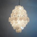 Erlenwyn Glass Chandelier-Moonnatur