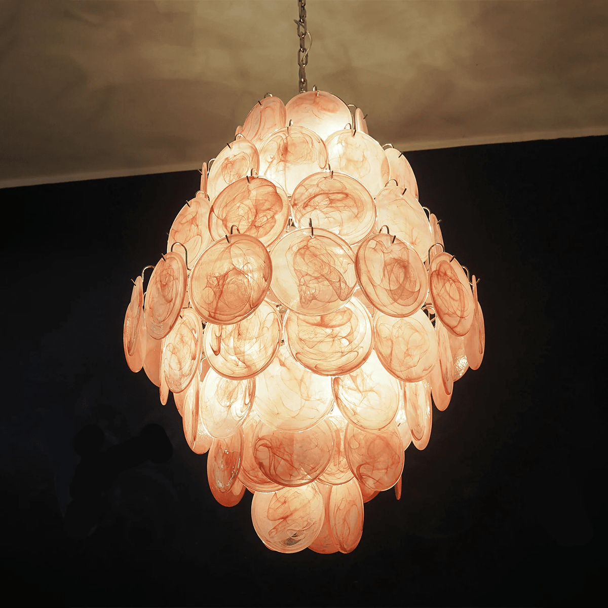 Erlenwyn Glass Chandelier-Moonnatur