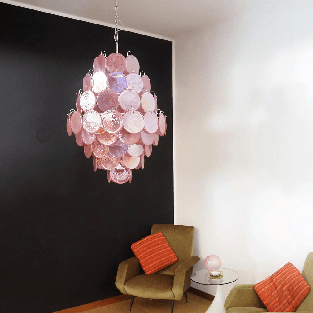 Erlenwyn Glass Chandelier-Moonnatur