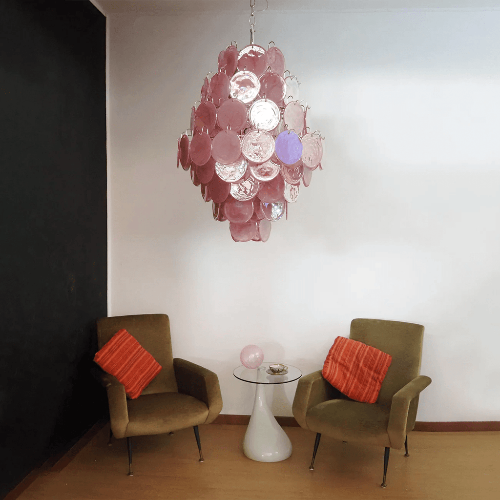 Erlenwyn Glass Chandelier-Moonnatur