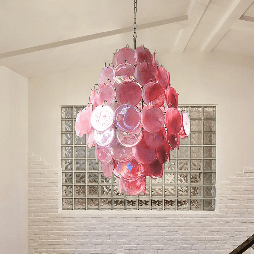 Erlenwyn Glass Chandelier-Moonnatur