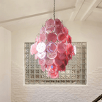 Erlenwyn Glass Chandelier-Moonnatur