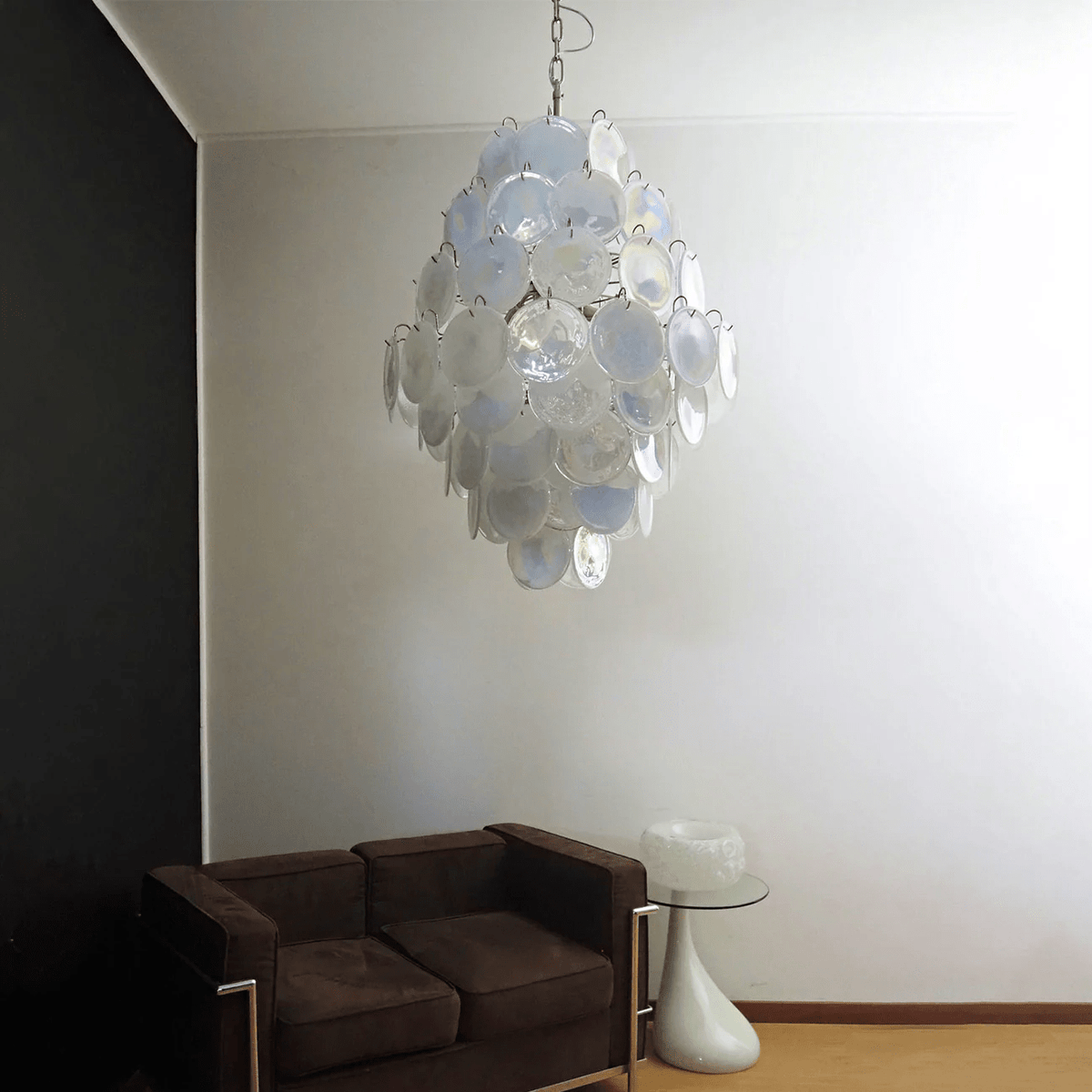 Erlenwyn Glass Chandelier-Moonnatur