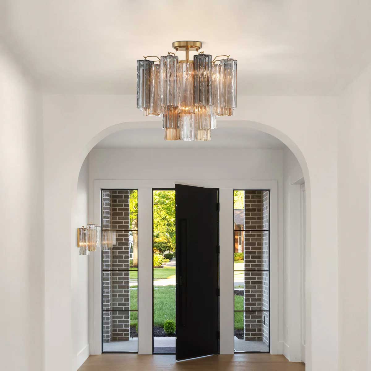 Garnelara Glass Ceiling Light-Moonnatur