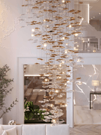 Osternia Glass Chandelier-Moonnatur