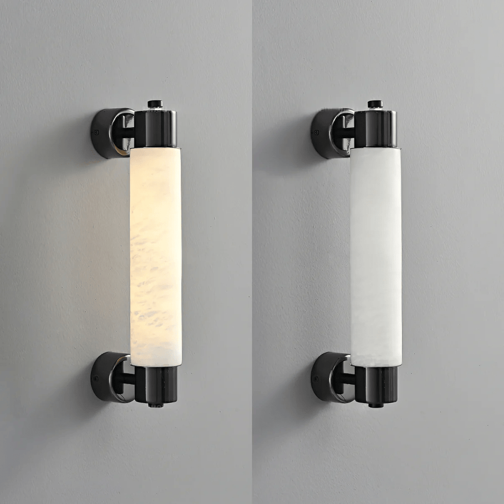 Verrenhaven Alabaster Wall Light-Moonnatur