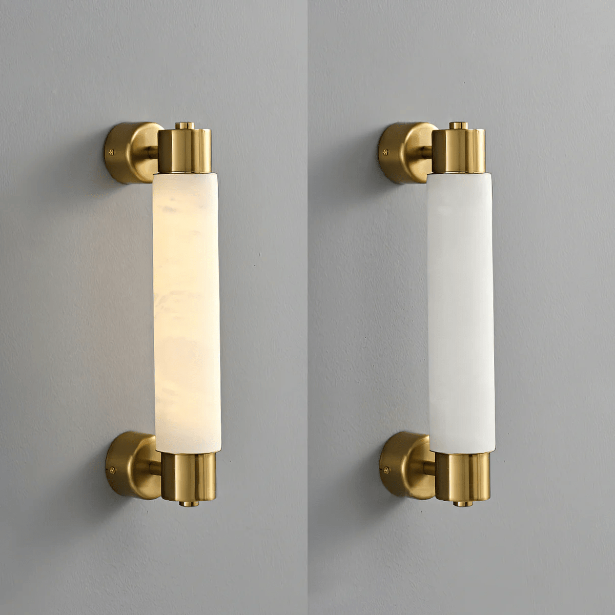 Verrenhaven Alabaster Wall Light-Moonnatur