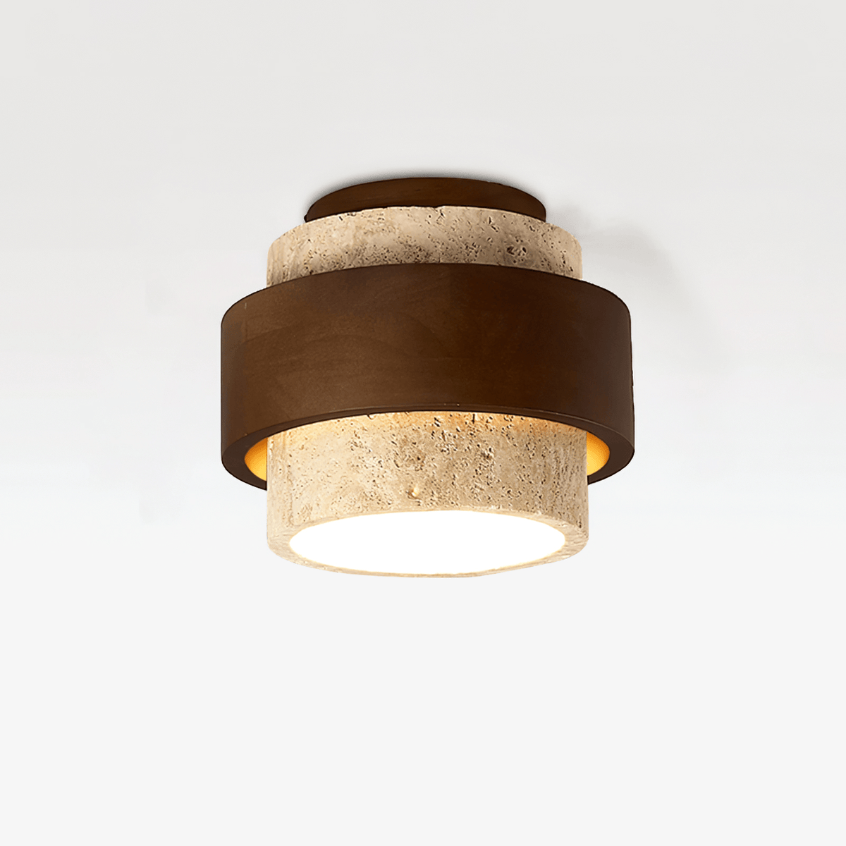 Ulvenvale Travertine Ceiling Light-Moonnatur