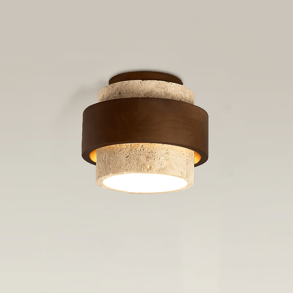 Ulvenvale Travertine Ceiling Light-Moonnatur