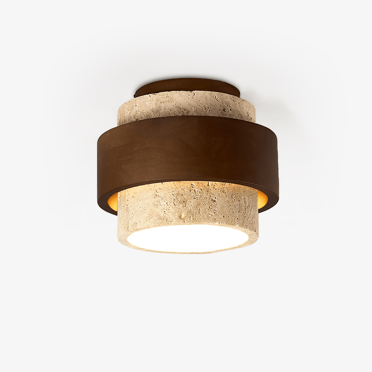 Ulvenvale Travertine Ceiling Light-Moonnatur