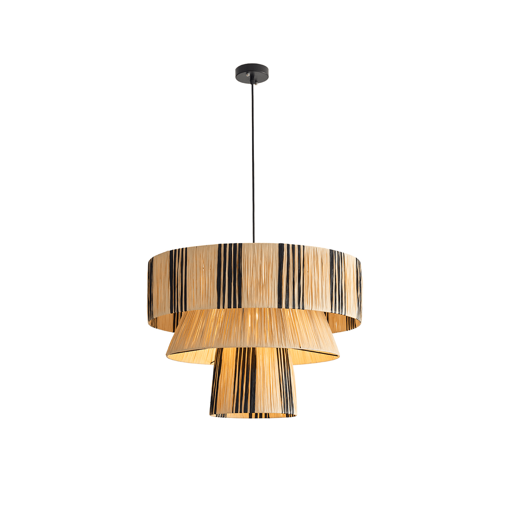 Rovenoria Raffia Pendant Light-Moonnatur