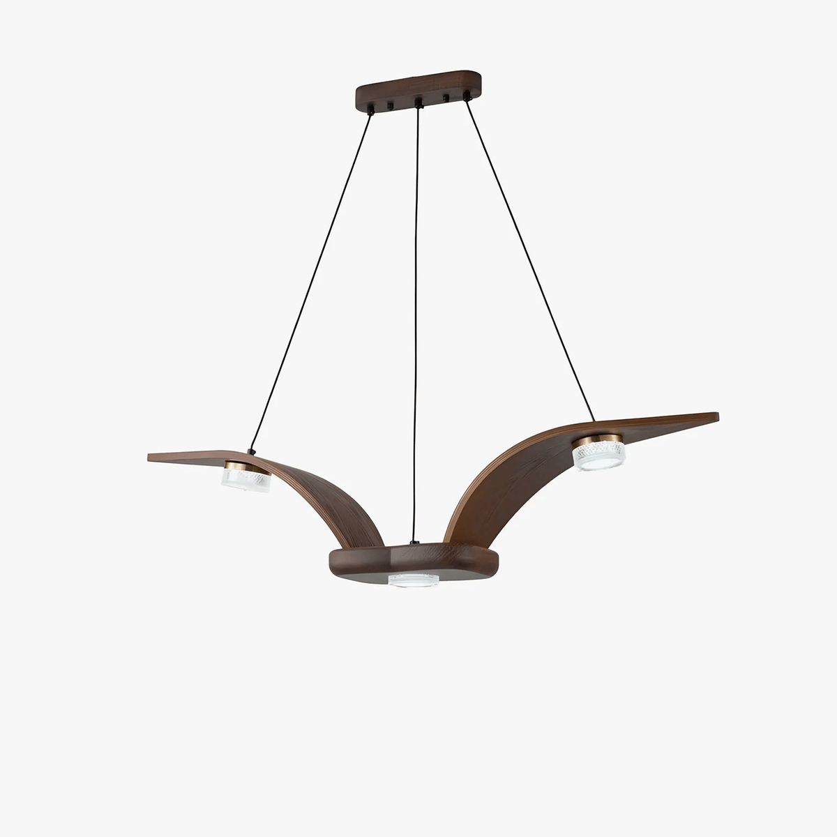 Haveris Wood Chandelier-Moonnatur