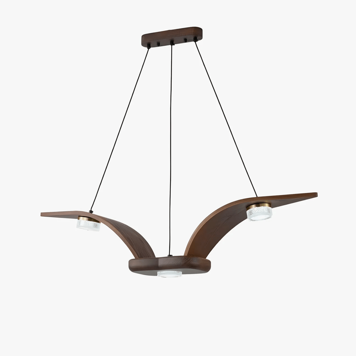 Haveris Wood Chandelier-Moonnatur