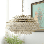 Savenwyn Shell Chandelier-Moonnatur