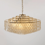 Savenwyn Shell Chandelier-Moonnatur