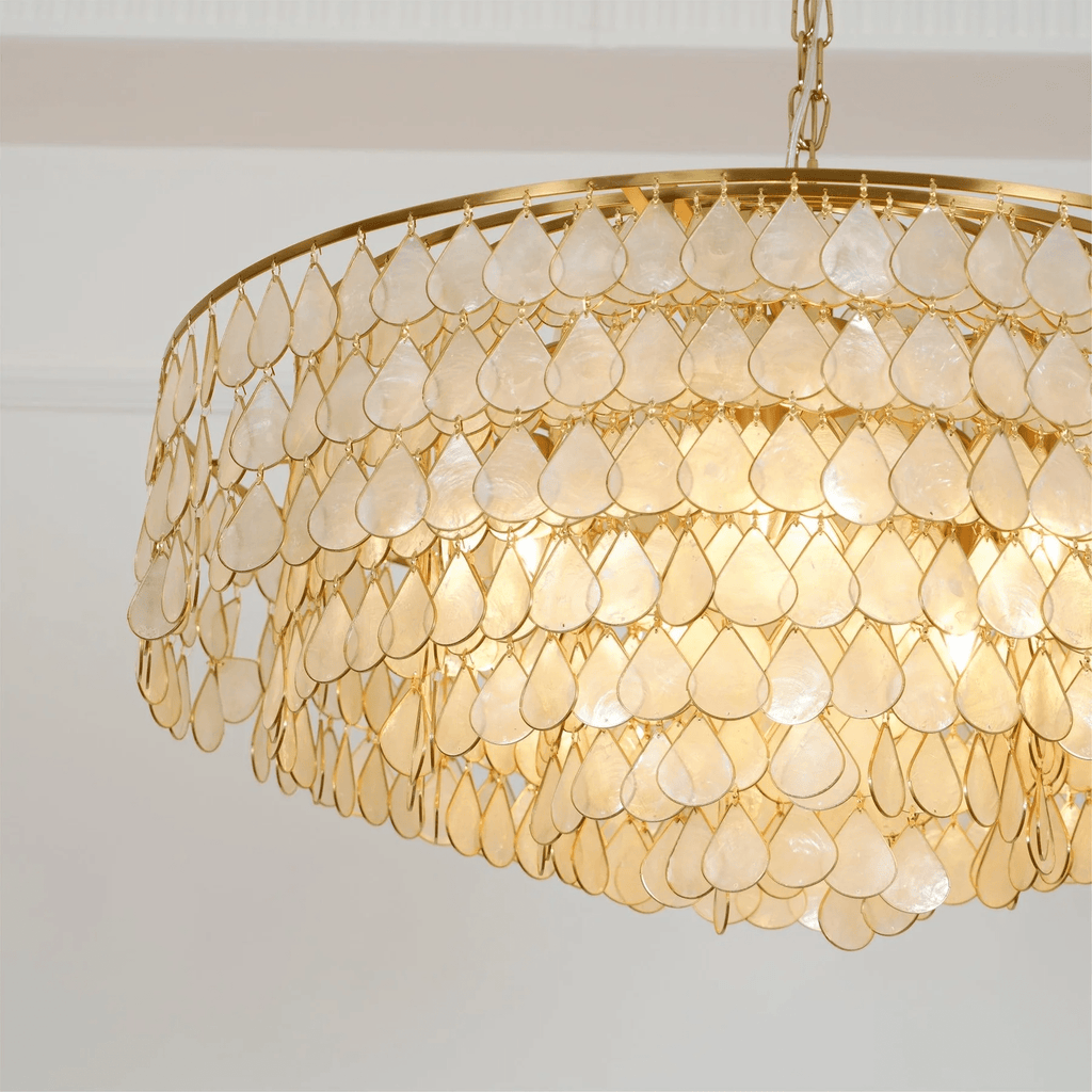 Savenwyn Shell Chandelier-Moonnatur