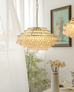Savenwyn Shell Chandelier-Moonnatur