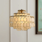 Savenwyn Shell Chandelier-Moonnatur