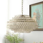 Savenwyn Shell Chandelier-Moonnatur