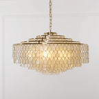 Savenwyn Shell Chandelier-Moonnatur