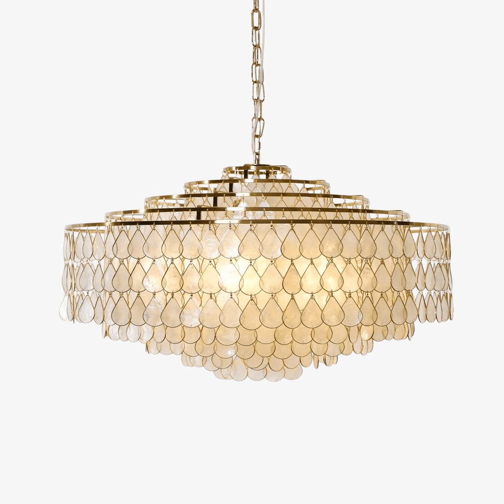 Savenwyn Shell Chandelier-Moonnatur