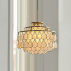 Savenwyn Shell Chandelier-Moonnatur