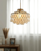 Savenwyn Shell Chandelier-Moonnatur