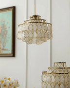 Savenwyn Shell Chandelier-Moonnatur