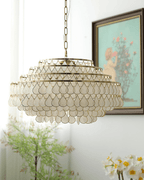 Savenwyn Shell Chandelier-Moonnatur