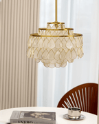 Savenwyn Shell Chandelier-Moonnatur