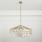 Savenwyn Shell Chandelier-Moonnatur